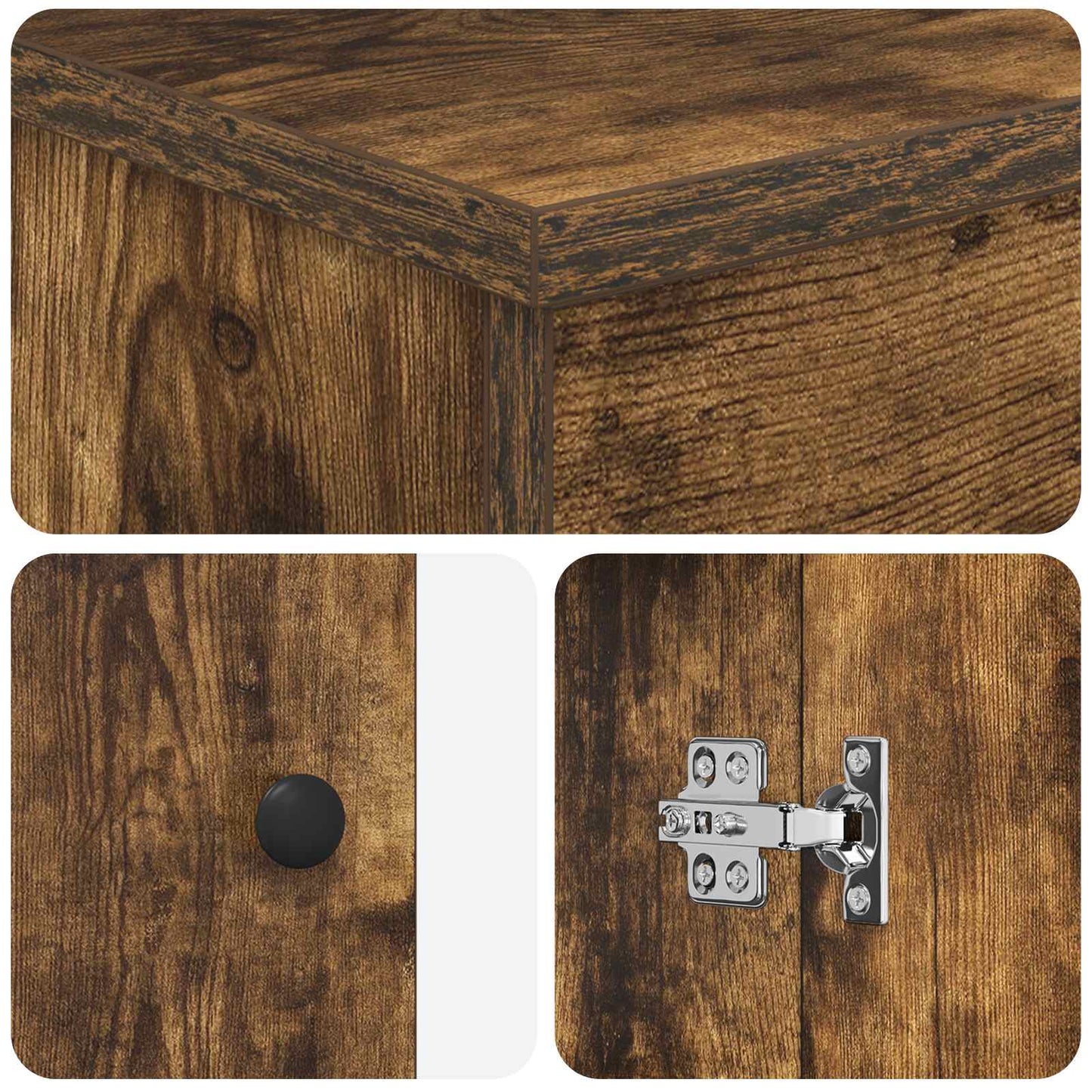 Mobile da bagno con lavabo Rovere Fumo 54 x 35 x 83 cm | homemem39