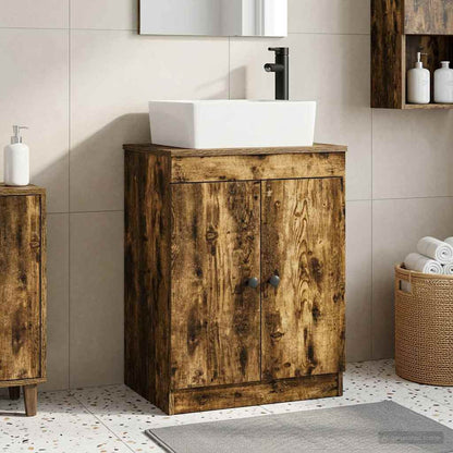 Mobile da bagno con lavabo Rovere Fumo 54 x 35 x 83 cm