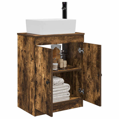 Mobile da bagno con lavabo Rovere Fumo 54 x 35 x 83 cm