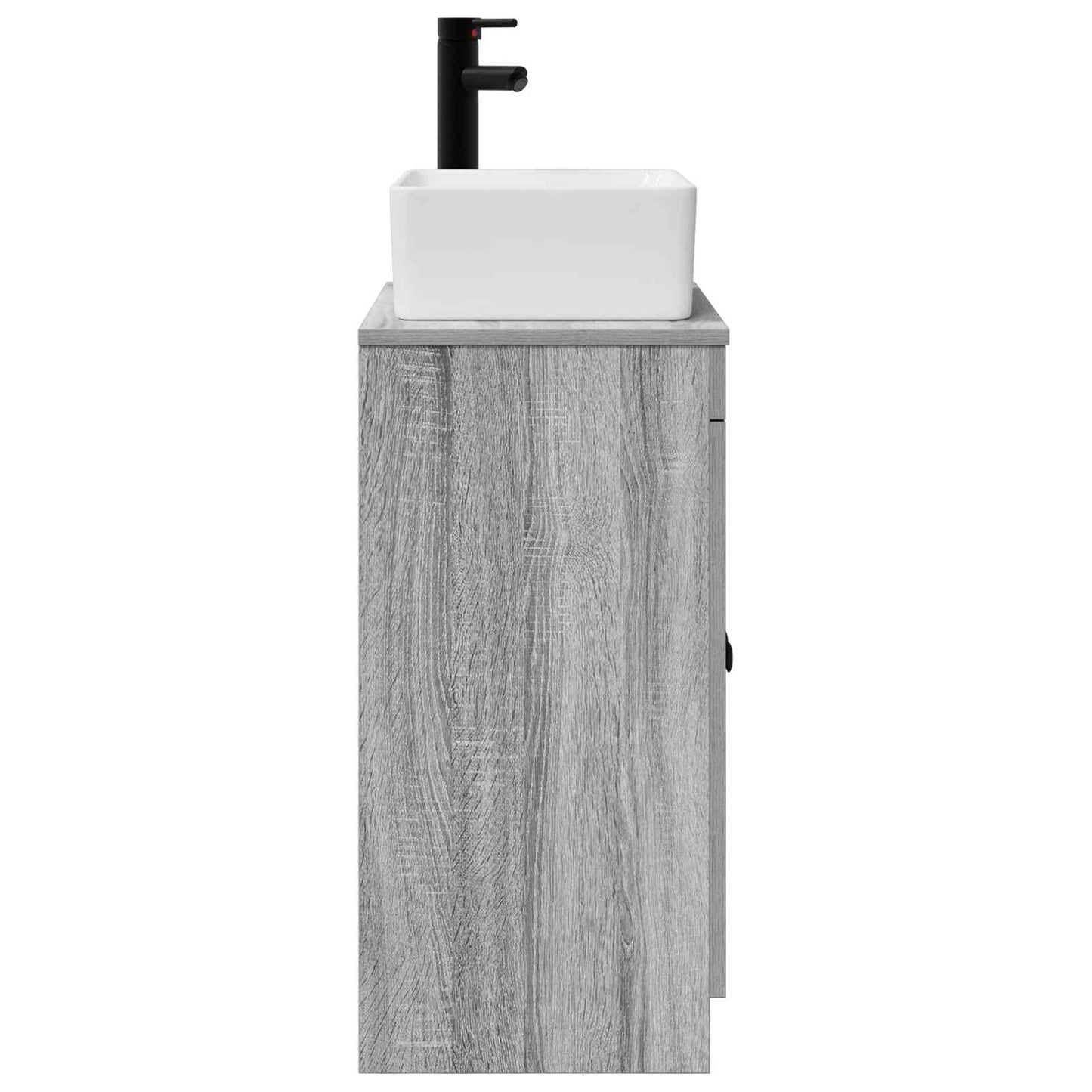 Mobile da bagno con lavabo Sonoma grigio 54 x 35 x 83 cm | homemem39