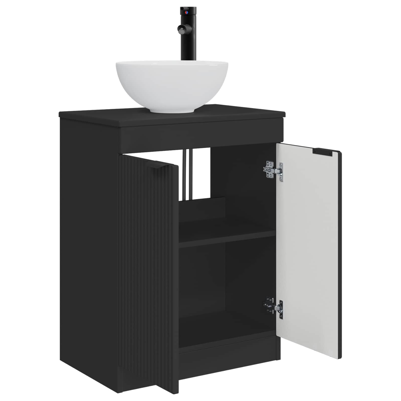 Mobile da bagno con lavabo Nero 54 x 35 x 83 cm | homemem39