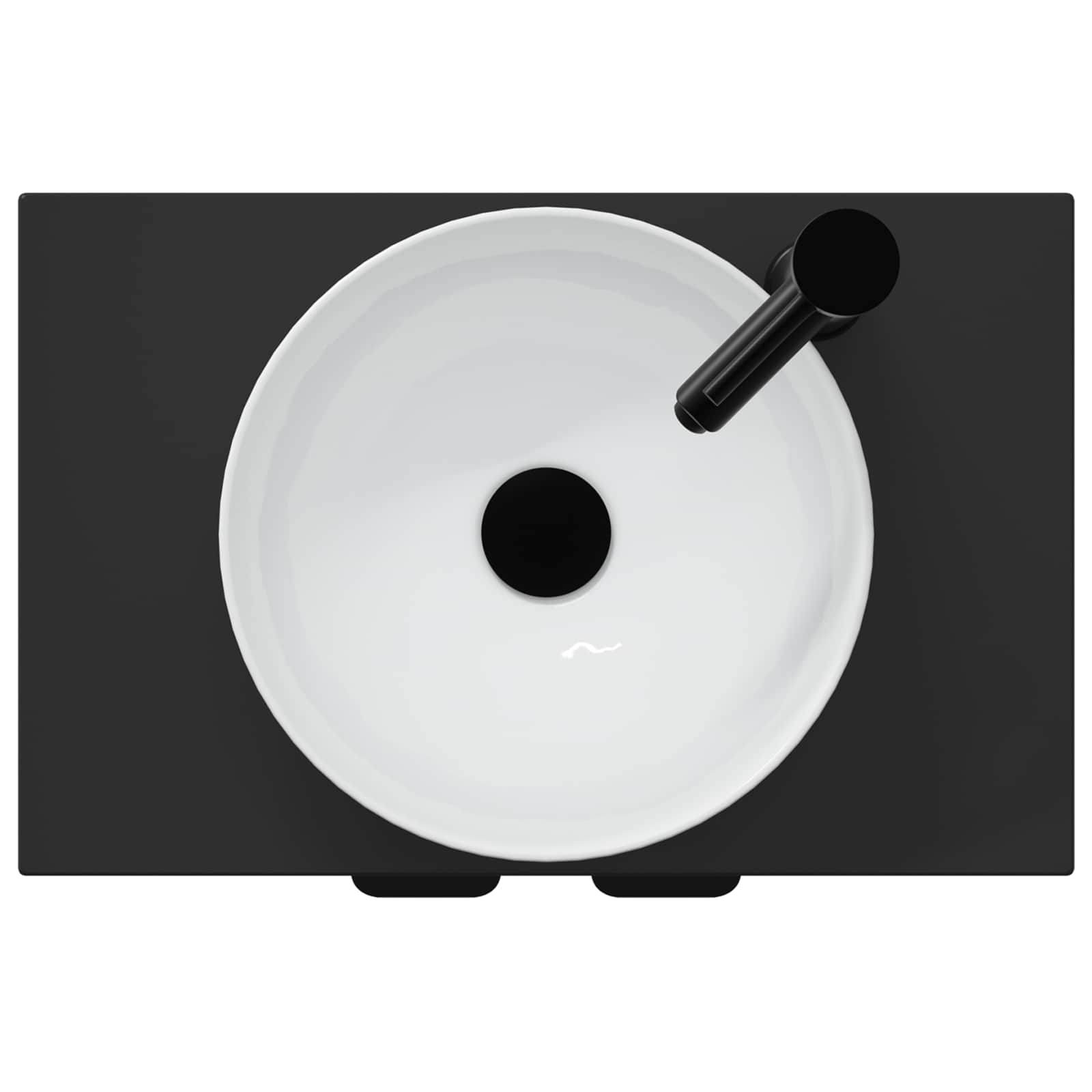 Mobile da bagno con lavabo Nero 54 x 35 x 83 cm | homemem39