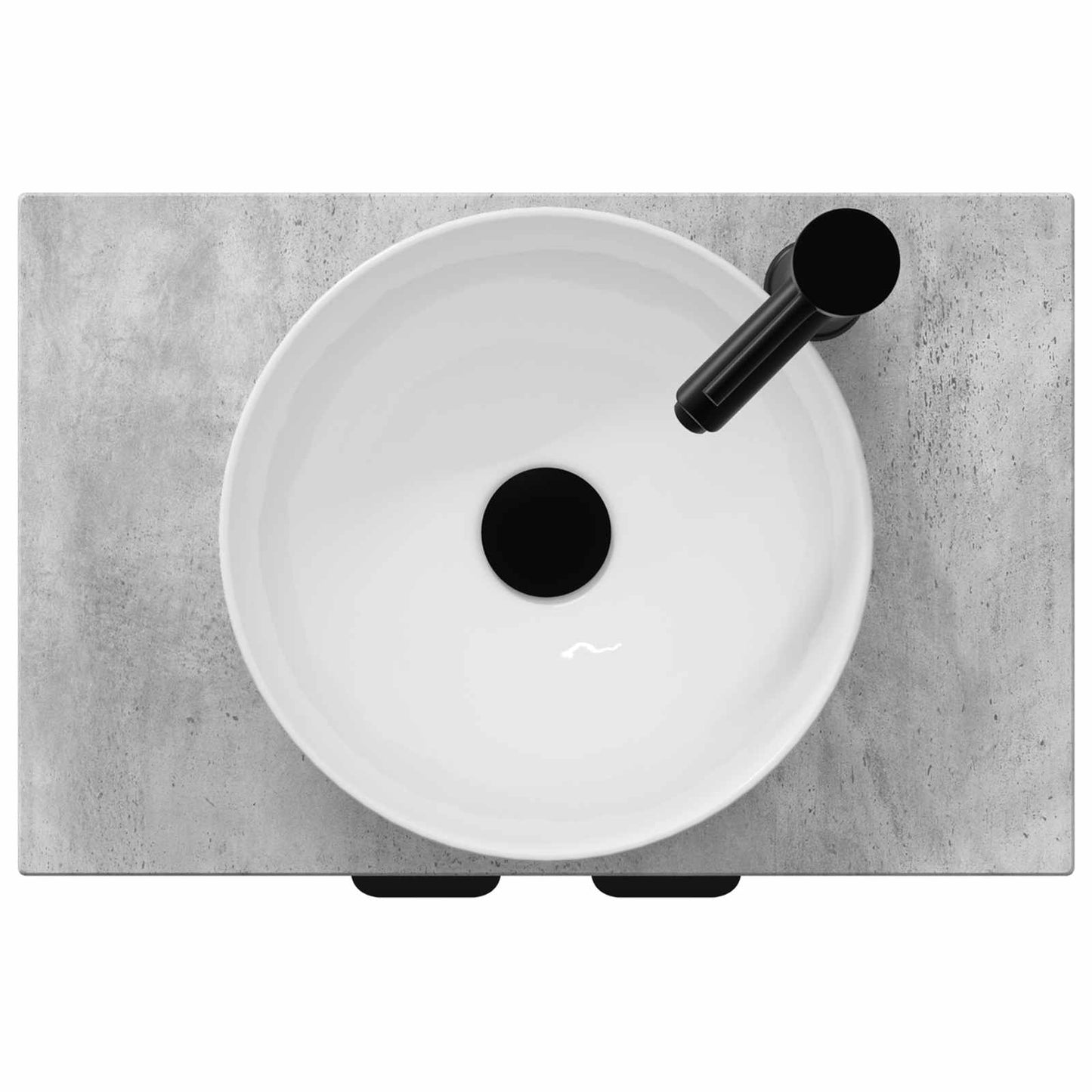 Mobile da bagno con lavabo Grigio Cemento 54 x 35 x 83 cm | homemem39