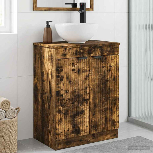 Mobile da bagno con lavabo Rovere Fumo 54 x 35 x 83 cm | homemem39