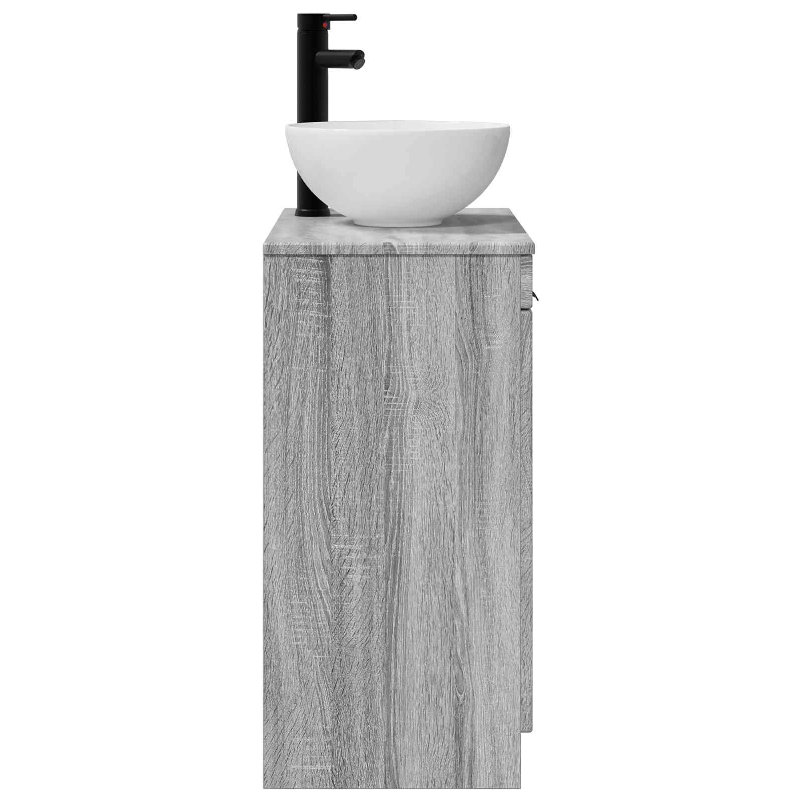 Mobile da bagno con lavabo Sonoma grigio 54 x 35 x 83 cm | homemem39