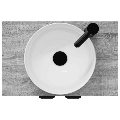 Mobile da bagno con lavabo Sonoma grigio 54 x 35 x 83 cm | homemem39