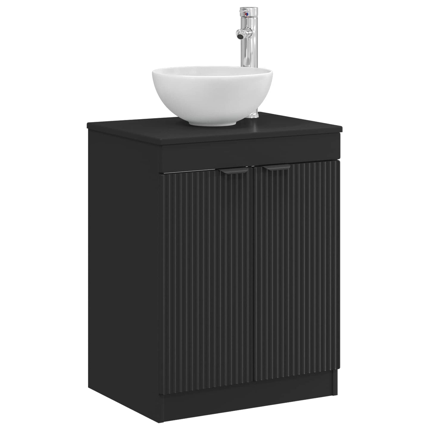 Mobile da Bagno Nero 54 x 41 x 70 cm Legno ingegnerizzato | homemem39