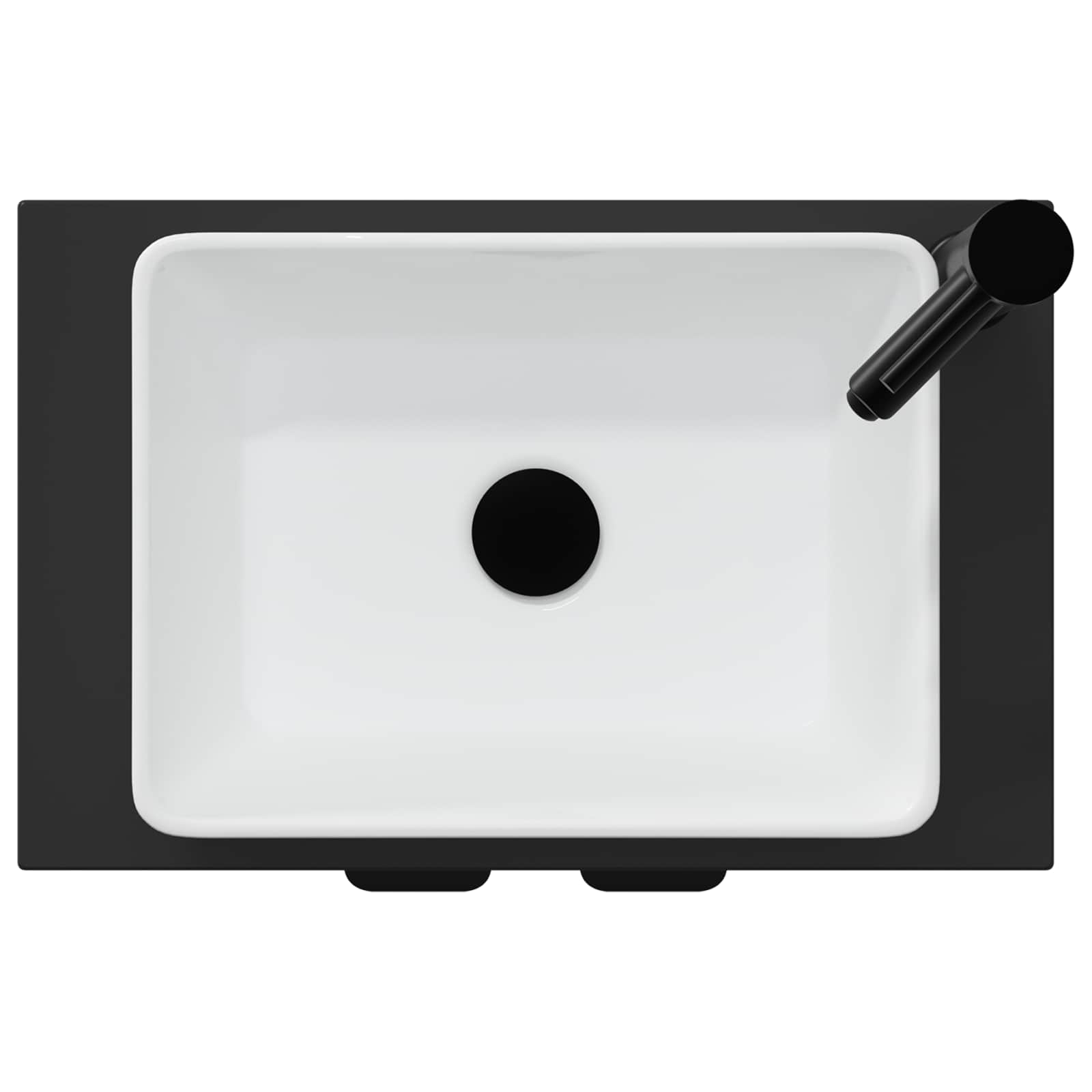 Mobile da bagno con lavabo Nero 54 x 35 x 83 cm | homemem39