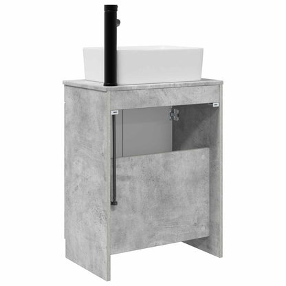 Mobile da bagno con lavabo Grigio Cemento 54 x 35 x 83 cm | homemem39