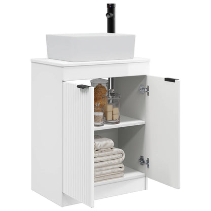 Mobile da bagno con lavabo Bianco Lucido 54 x 35 x 83 cm | homemem39