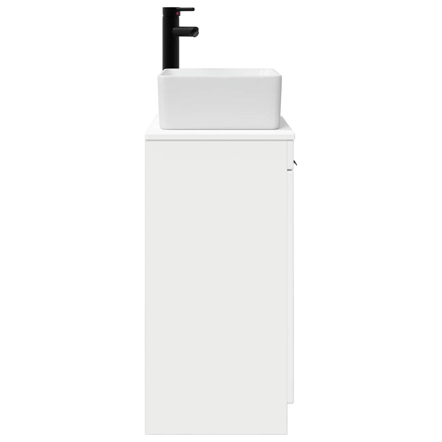 Mobile da bagno con lavabo Bianco Lucido 54 x 35 x 83 cm | homemem39