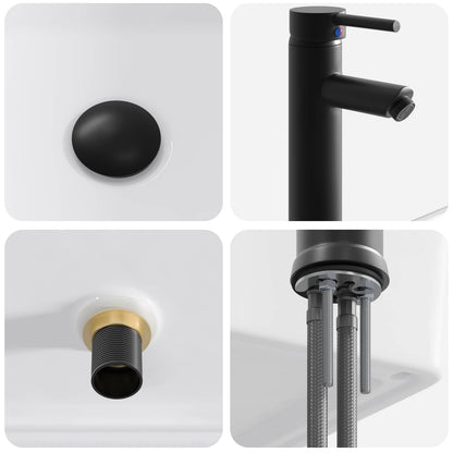 Mobile da bagno con lavabo Rovere Fumo 54 x 35 x 83 cm | homemem39