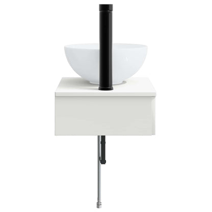 Lavabo da Parete Bianco 40 x 35 x 39 cm Legno ingegnerizzato | homemem39