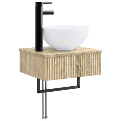 Lavabo da Parete Rovere Sonoma 40 x 35 x 39 cm | homemem39