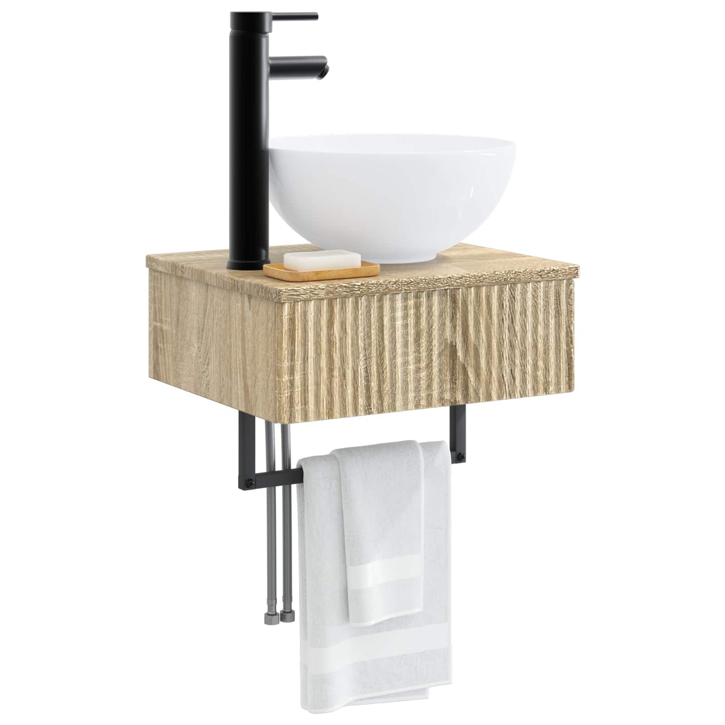 Lavabo da Parete Rovere Sonoma 40 x 35 x 39 cm | homemem39