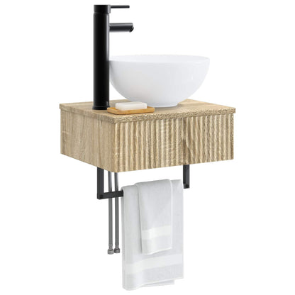 Lavabo da Parete Rovere Sonoma 40 x 35 x 39 cm | homemem39