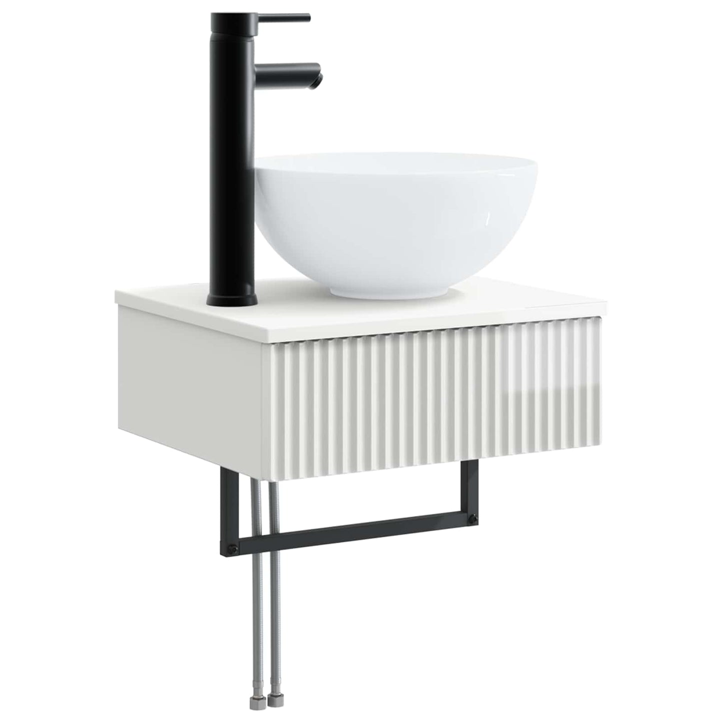 Lavabo da Parete Bianco Lucido 40 x 35 x 39 cm | homemem39