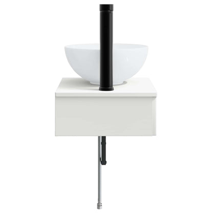 Lavabo da Parete Bianco Lucido 40 x 35 x 39 cm | homemem39
