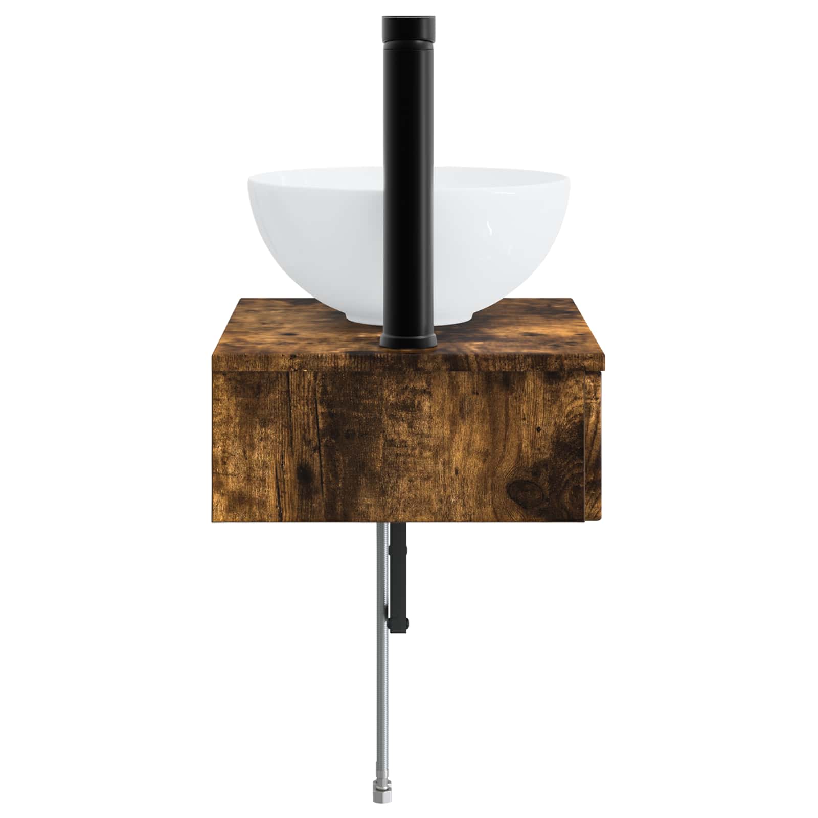 Lavabo da Parete Rovere Fumo 40 x 35 x 39 cm | homemem39