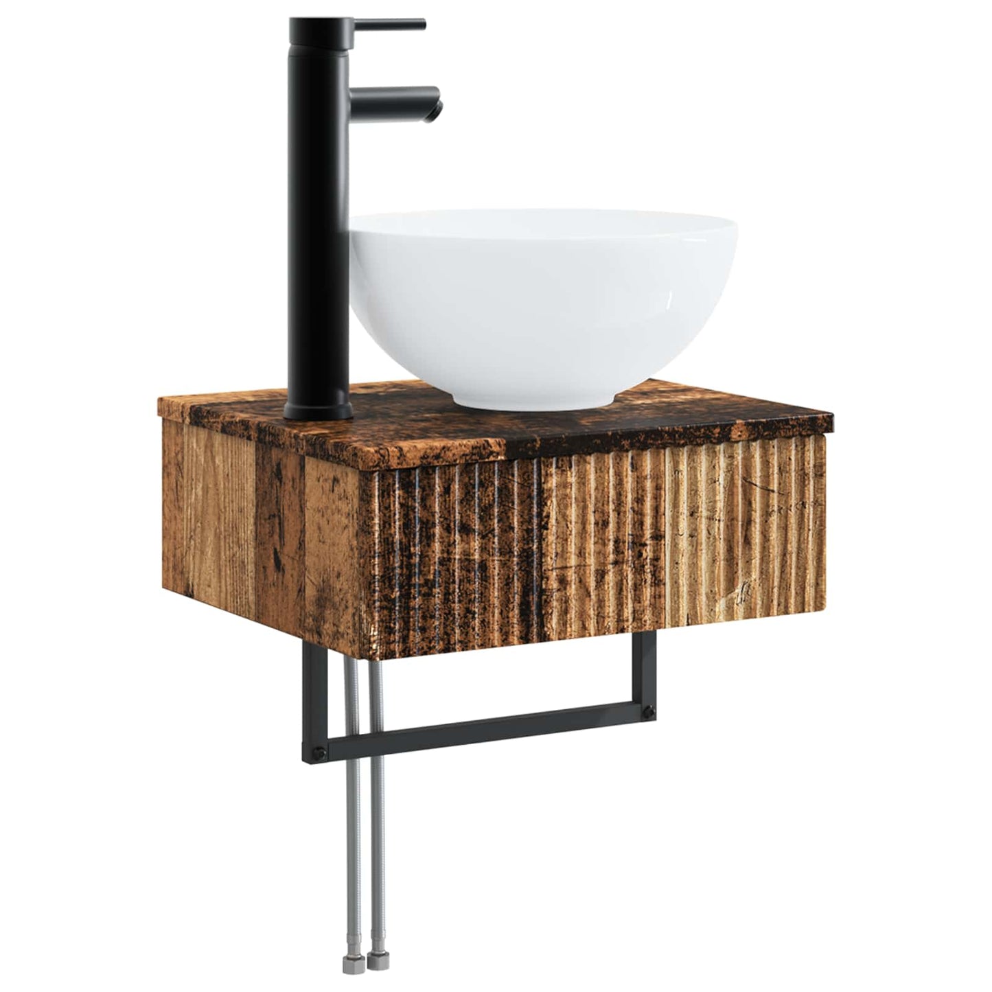 Lavabo da Parete Legno antico 40 x 35 x 39 cm | homemem39