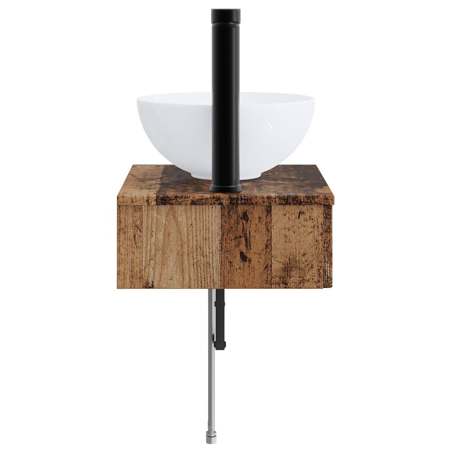 Lavabo da Parete Legno antico 40 x 35 x 39 cm | homemem39