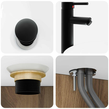 Lavabo da Parete Rovere Artigianale 40 x 35 x 39 cm | homemem39