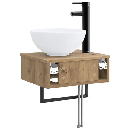 Lavabo da Parete Rovere Artigianale 40 x 35 x 39 cm | homemem39