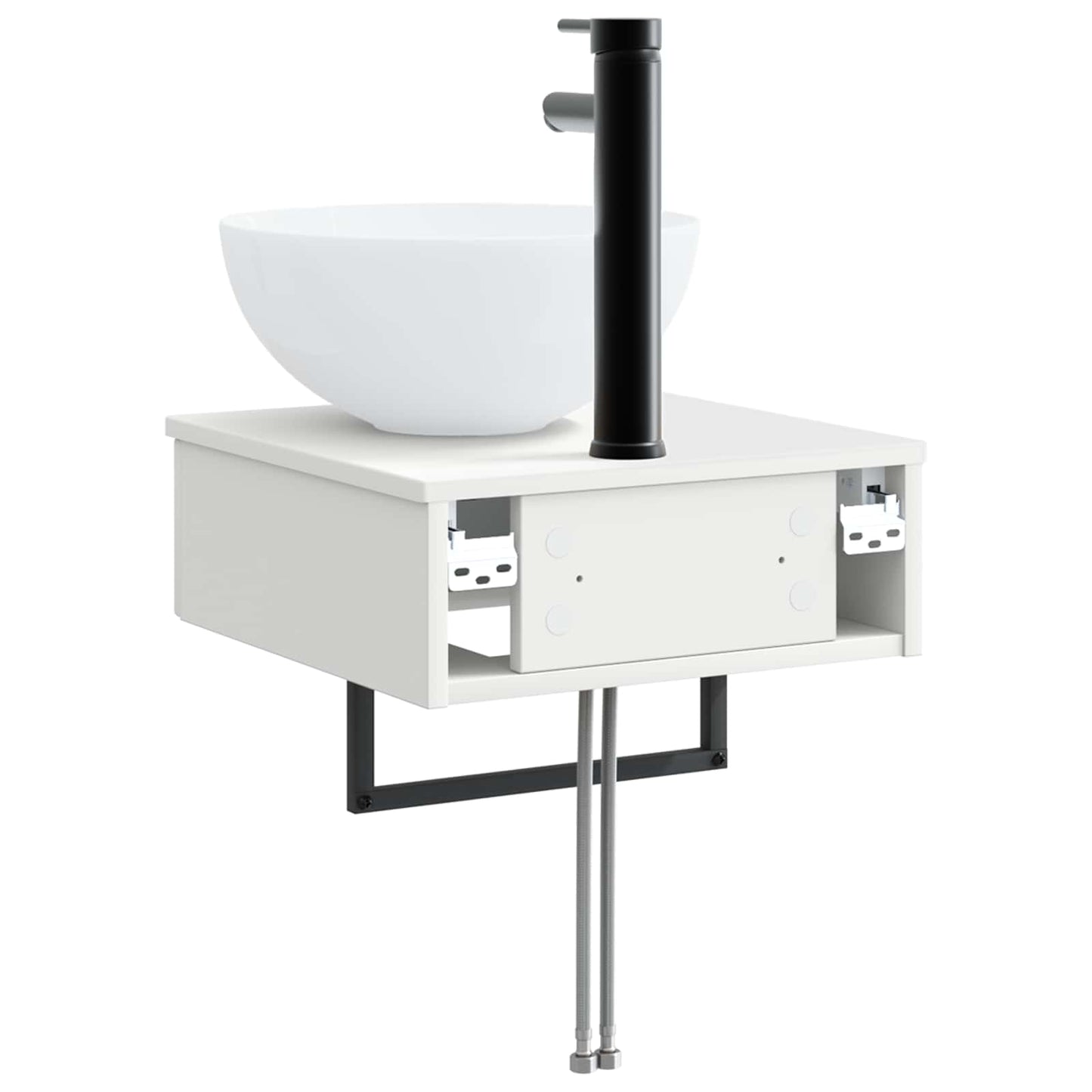 Lavabo da Parete Bianco 40 x 41 x 40,5 cm Legno ingegnerizzato | homemem39
