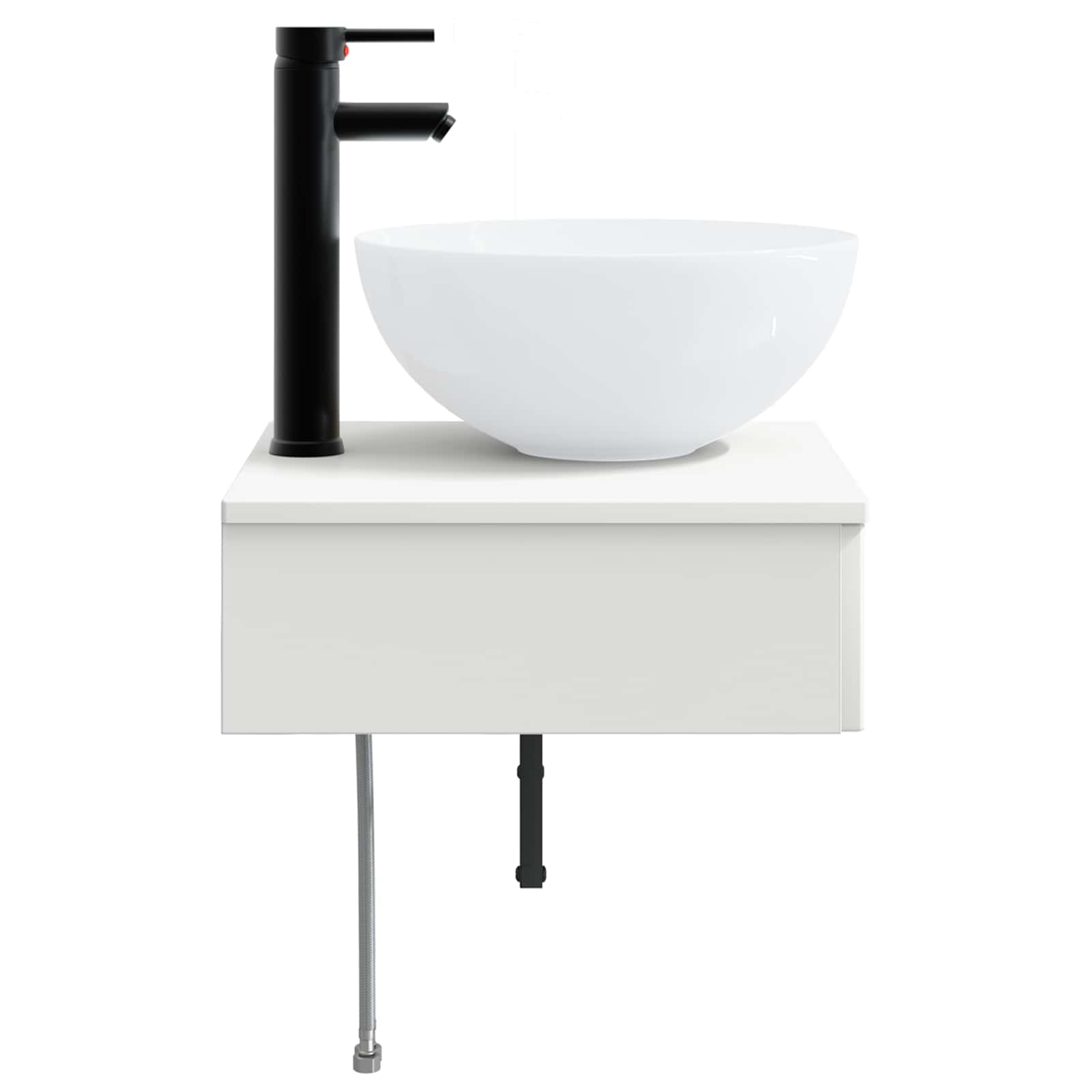 Lavabo da Parete Bianco 40 x 41 x 40,5 cm Legno ingegnerizzato | homemem39