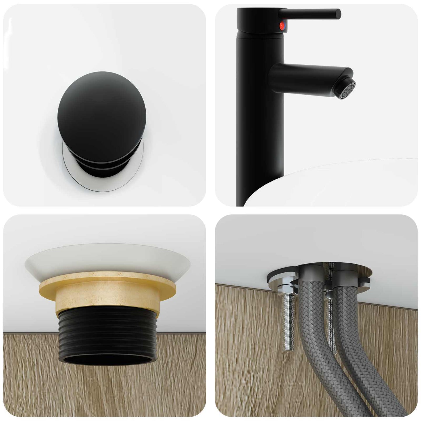 Lavabo da Parete Rovere Sonoma 40 x 41 x 40,5 cm | homemem39