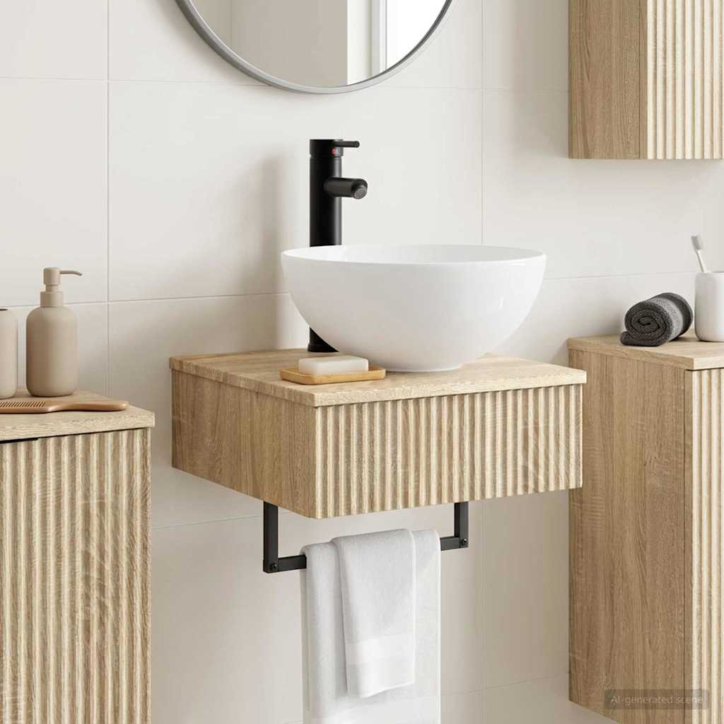 Lavabo da Parete Rovere Sonoma 40 x 41 x 40,5 cm | homemem39
