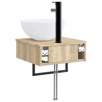 Lavabo da Parete Rovere Sonoma 40 x 41 x 40,5 cm | homemem39