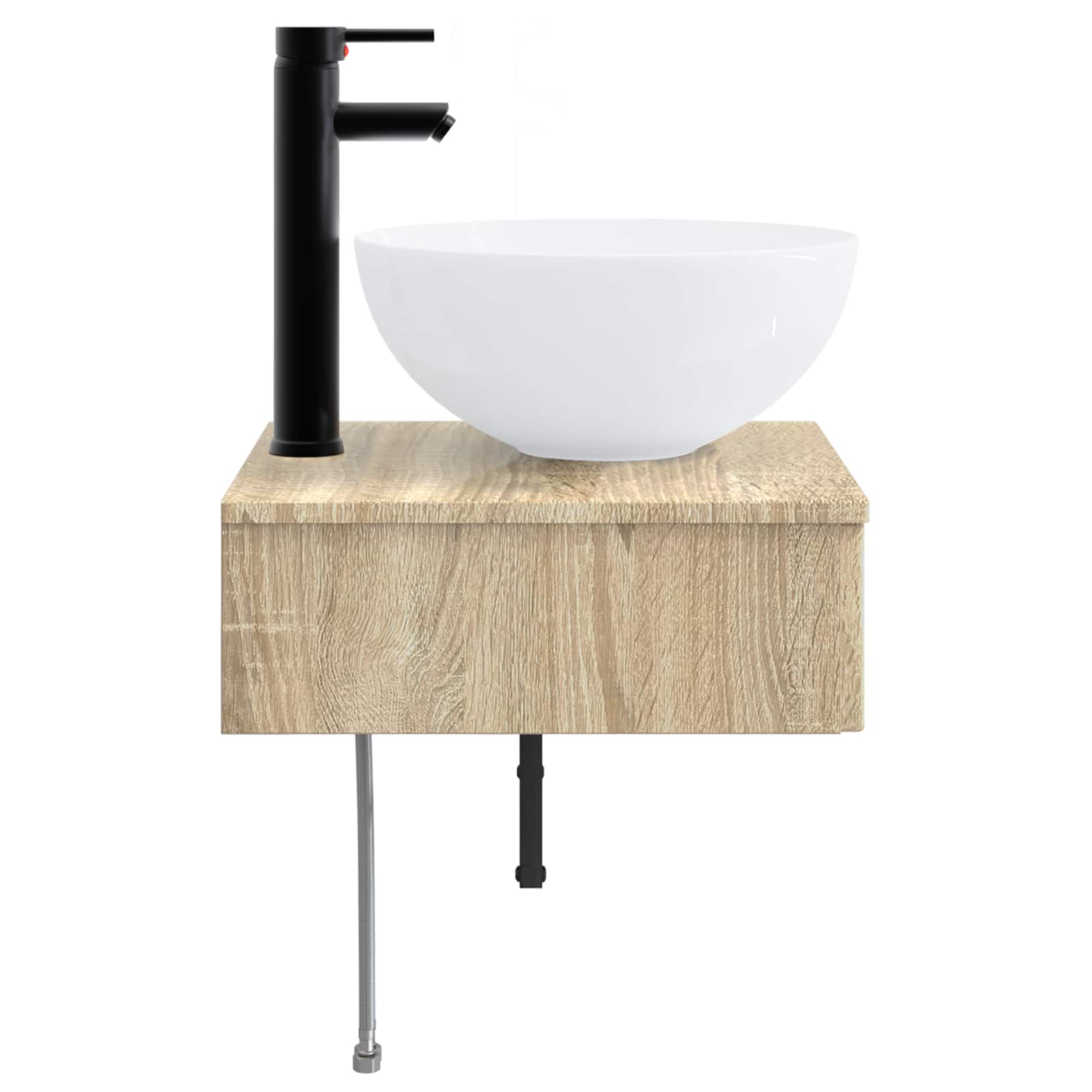 Lavabo da Parete Rovere Sonoma 40 x 41 x 40,5 cm | homemem39