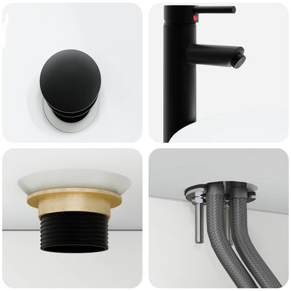 Lavabo da Parete Bianco Lucido 40 x 41 x 40,5 cm | homemem39