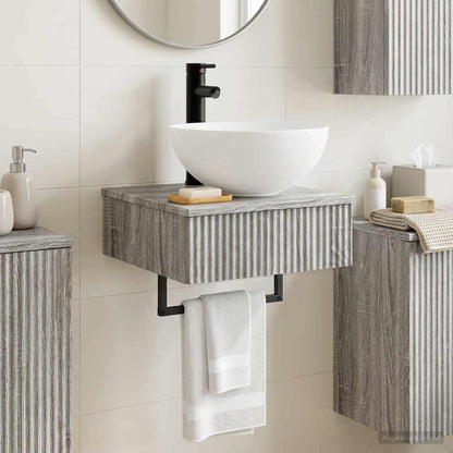 Lavabo da Parete Sonoma grigio 40 x 41 x 40,5 cm | homemem39