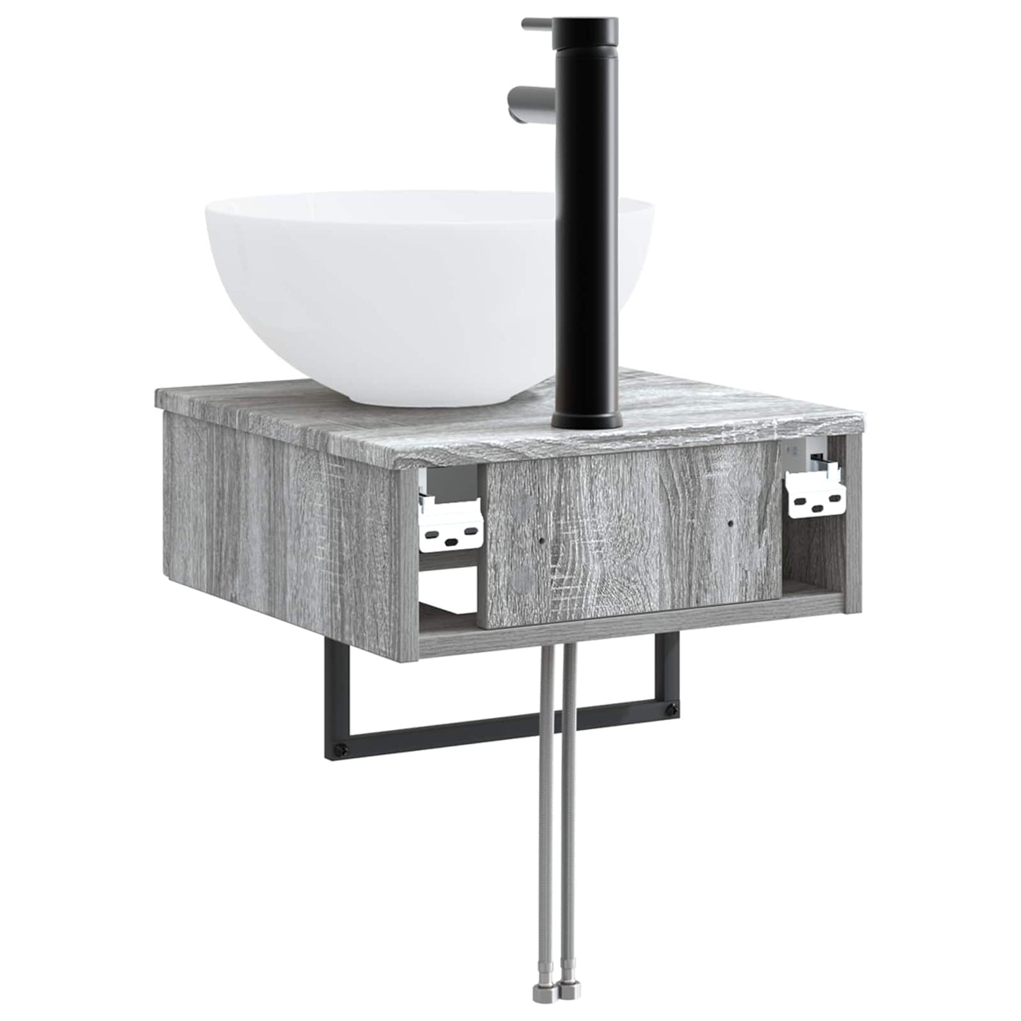 Lavabo da Parete Sonoma grigio 40 x 41 x 40,5 cm | homemem39