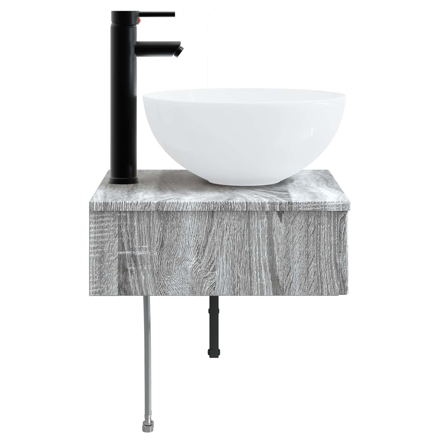 Lavabo da Parete Sonoma grigio 40 x 41 x 40,5 cm | homemem39