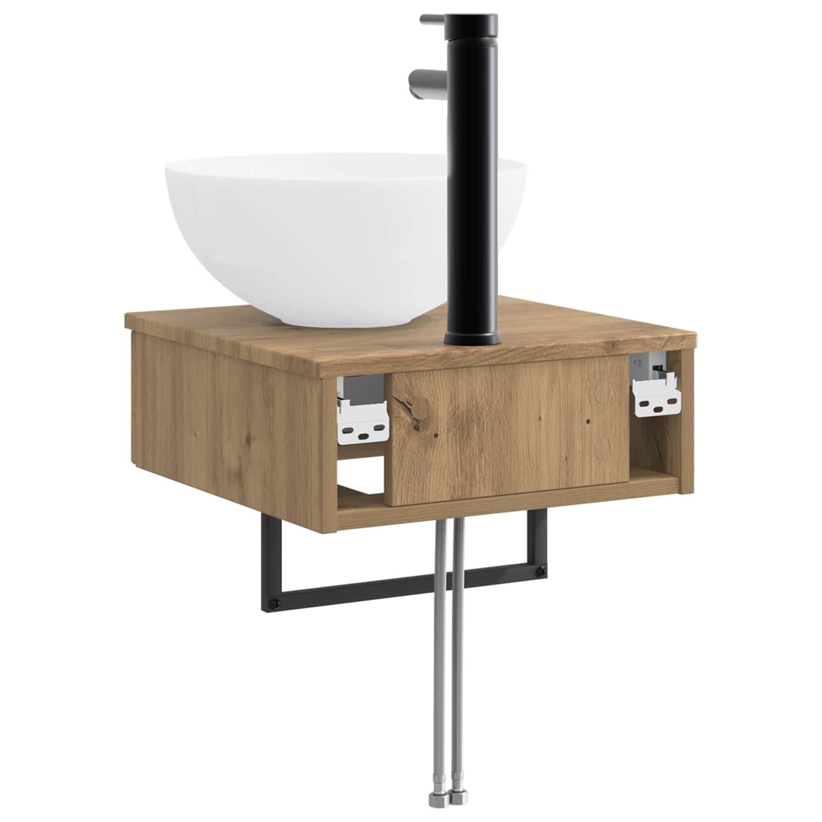 Lavabo da Parete Rovere Artigianale 40 x 41 x 40,5 cm | homemem39
