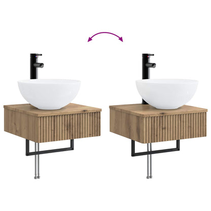 Lavabo da Parete Rovere Artigianale 40 x 41 x 40,5 cm | homemem39