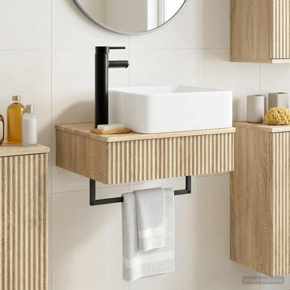 Lavabo da Parete Rovere Sonoma 50 x 41 x 39 cm | homemem39