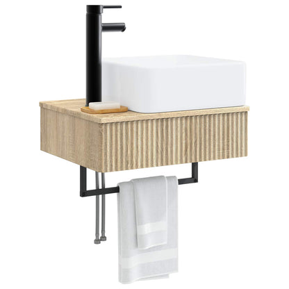 Lavabo da Parete Rovere Sonoma 50 x 41 x 39 cm | homemem39
