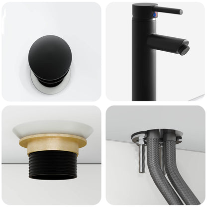 Lavabo da Parete Bianco Lucido 50 x 41 x 39 cm | homemem39