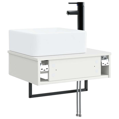 Lavabo da Parete Bianco Lucido 50 x 41 x 39 cm | homemem39