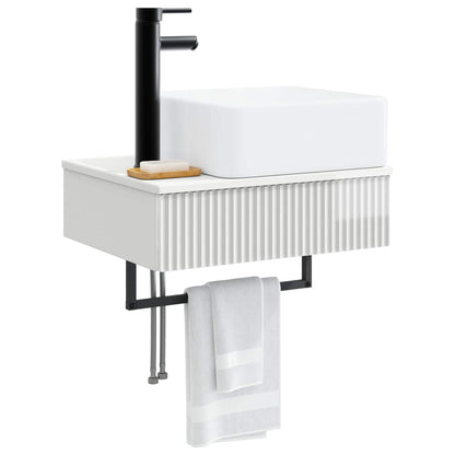 Lavabo da Parete Bianco Lucido 50 x 41 x 39 cm | homemem39