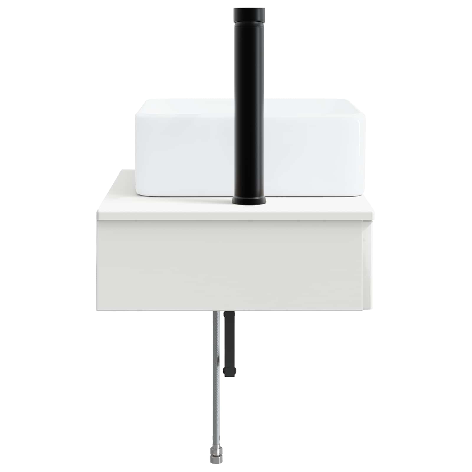 Lavabo da Parete Bianco Lucido 50 x 41 x 39 cm | homemem39