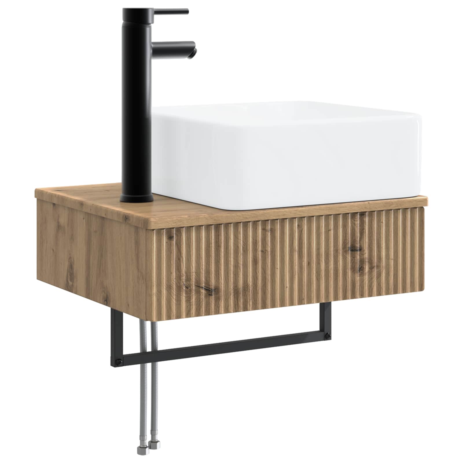 Lavabo da Parete Rovere Artigianale 50 x 41 x 39 cm | homemem39