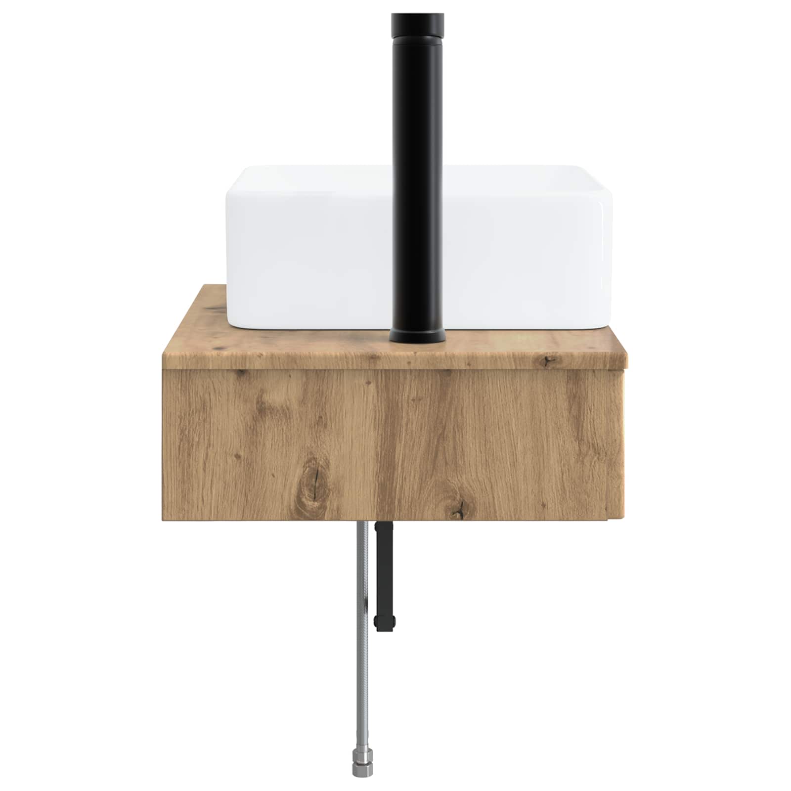 Lavabo da Parete Rovere Artigianale 50 x 41 x 39 cm | homemem39