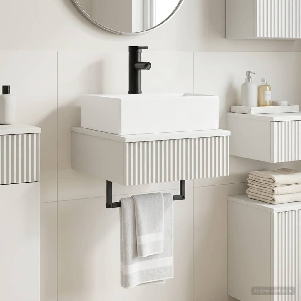 Lavabo da Parete Bianco 40 x 41 x 39 cm Legno ingegnerizzato | homemem39