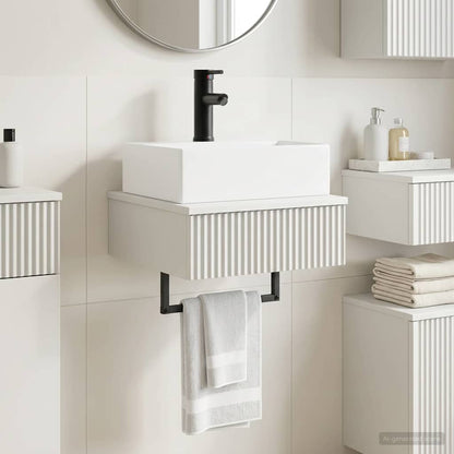 Lavabo da Parete Bianco 40 x 41 x 39 cm Legno ingegnerizzato | homemem39