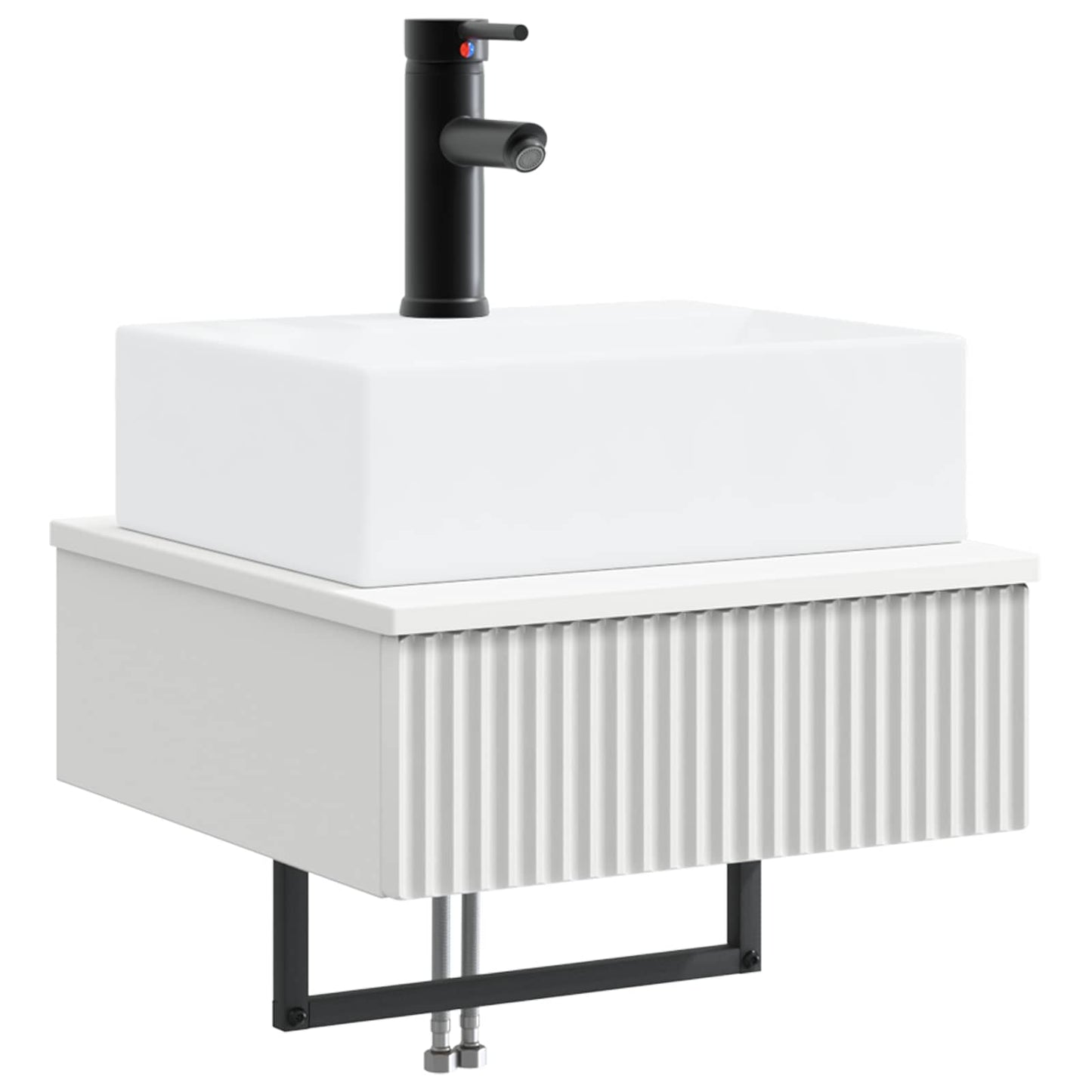 Lavabo da Parete Bianco 40 x 41 x 39 cm Legno ingegnerizzato | homemem39